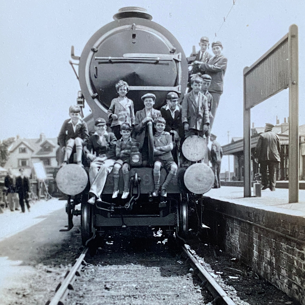Southern Railway Schools Class 4-4-0 No. 904 at Lancing photographed by H M Madgwick in June 1930.