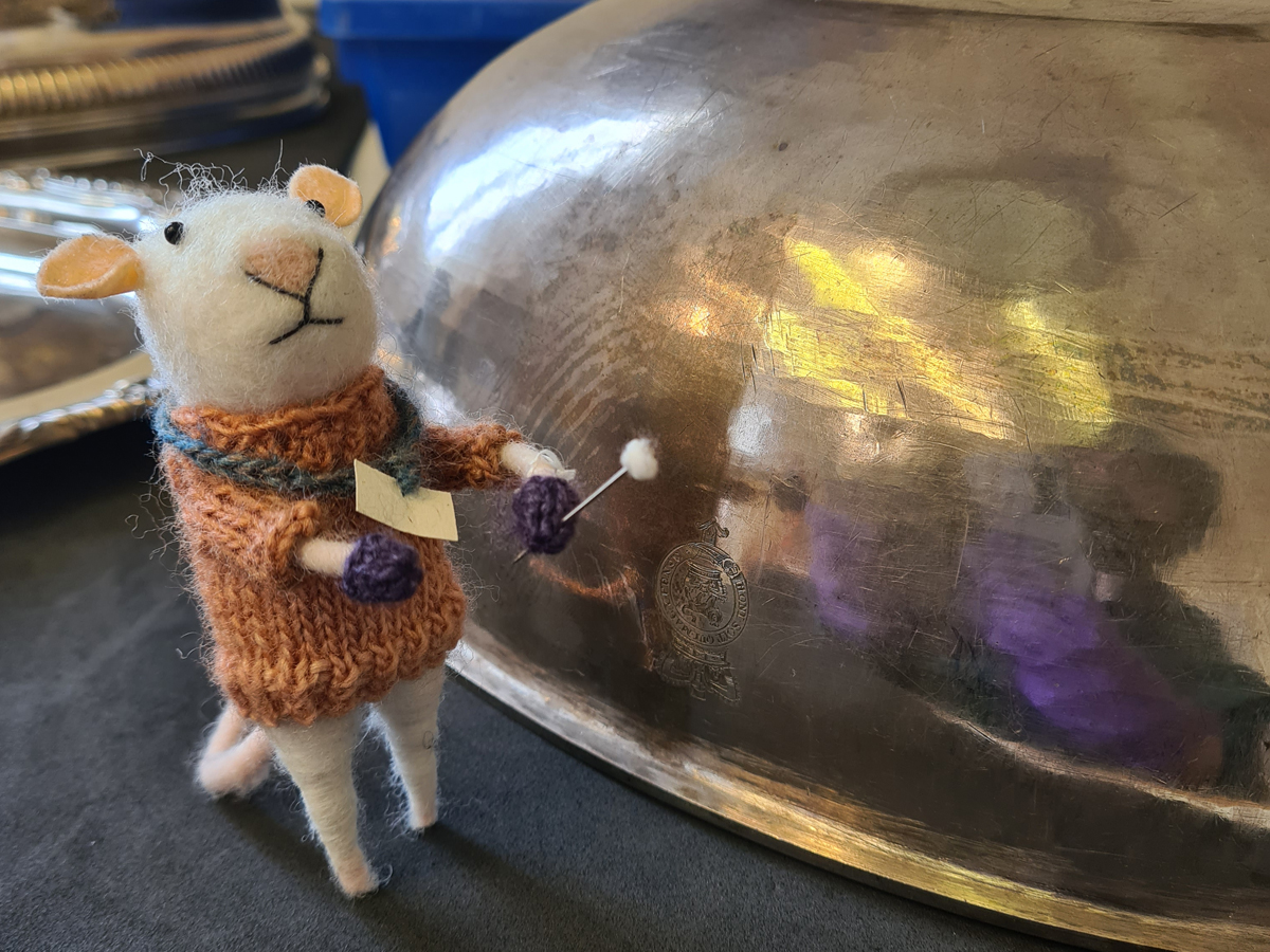 Decker's Room conservation cleaning