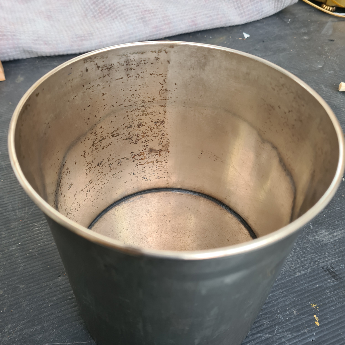 Liner half-way through treatment