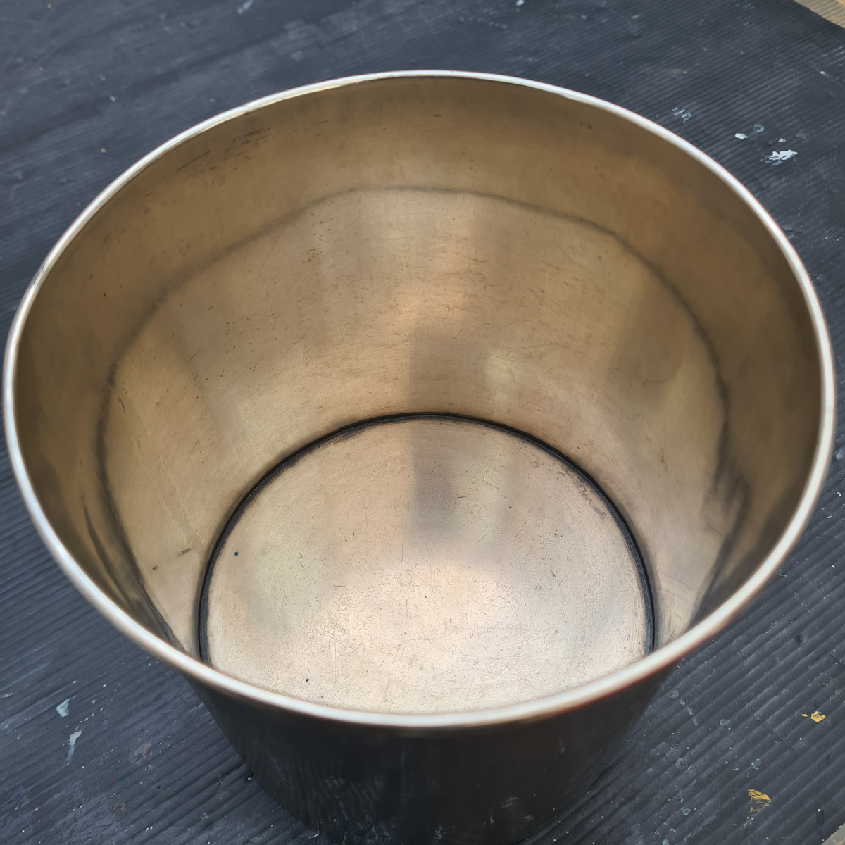 Liner after being fully treated