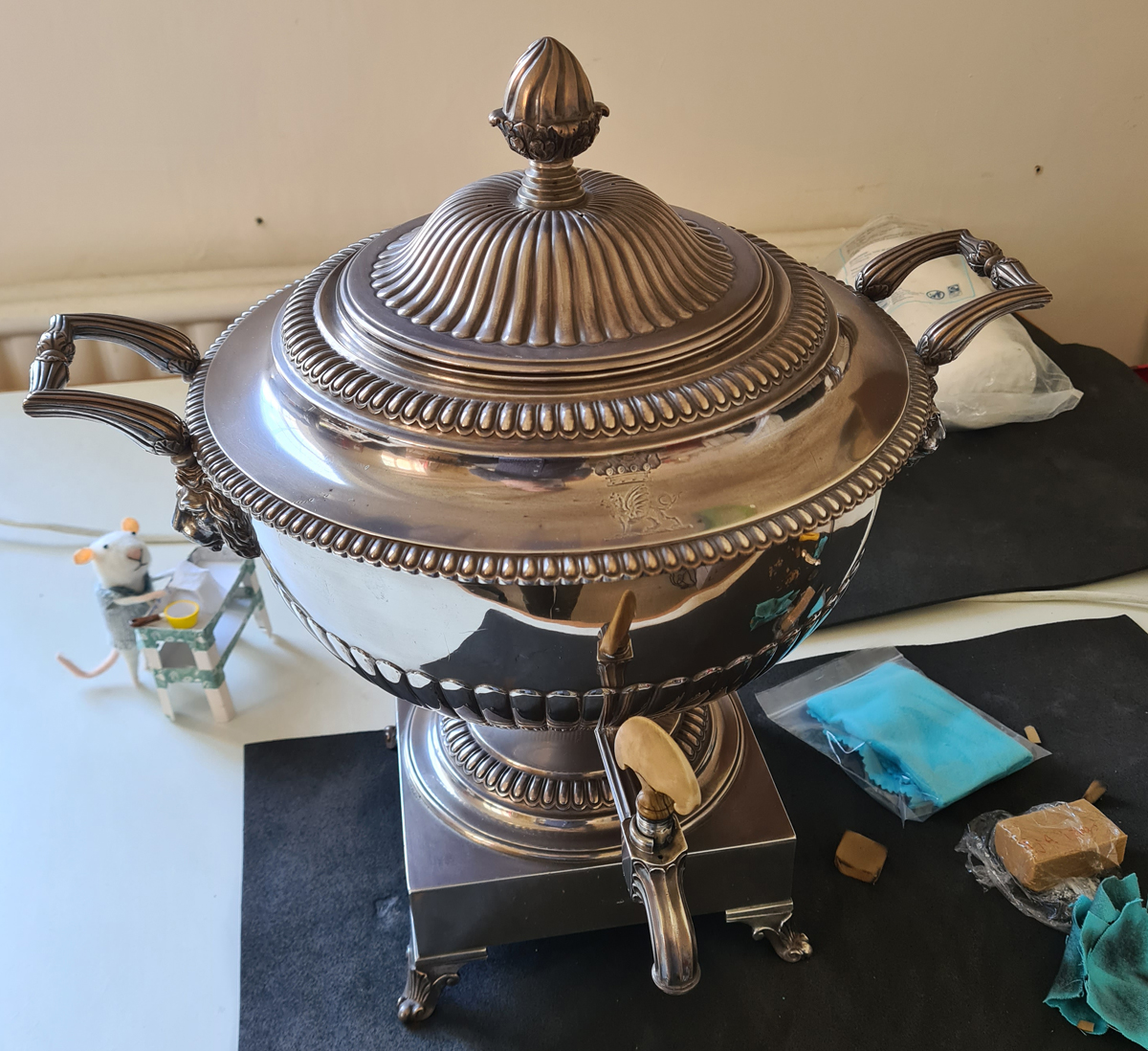 Hot Water Urn mid-clean