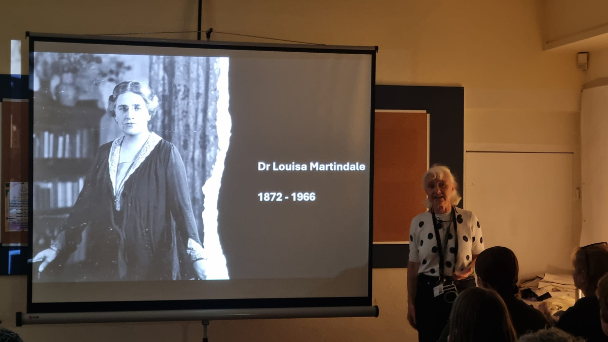 Louise Peskett speaks at Hove Museum for the Ageing Well festival 2025