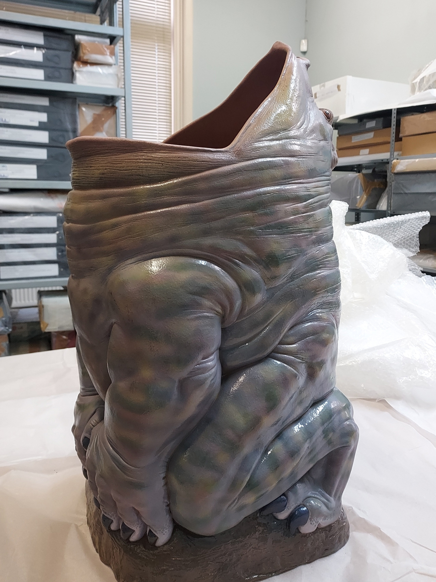 The “Gulper” – a very large and strange hippo/frog/toad hybrid figure vase