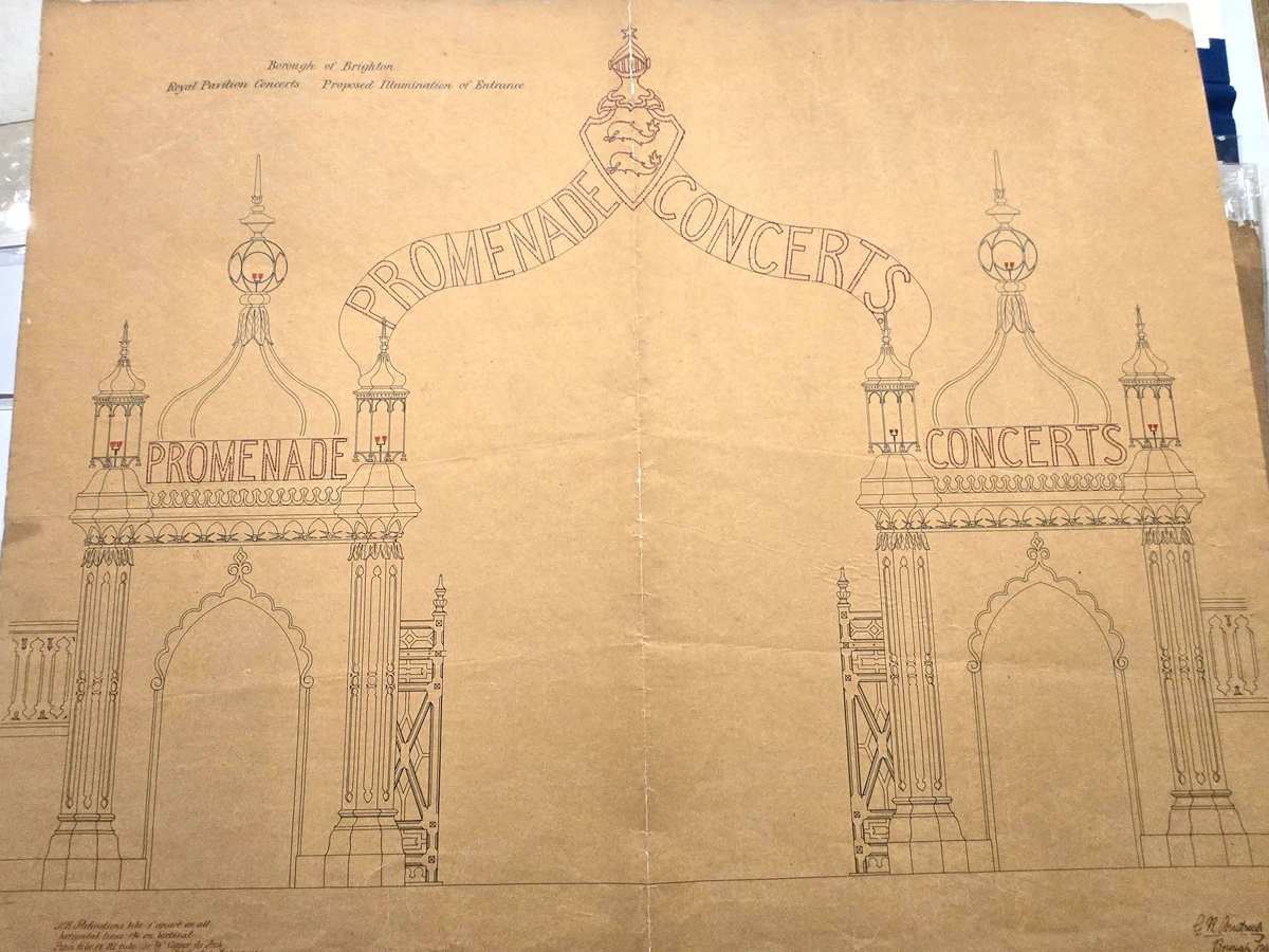 c1880 Proposed Alteration to South Gateway