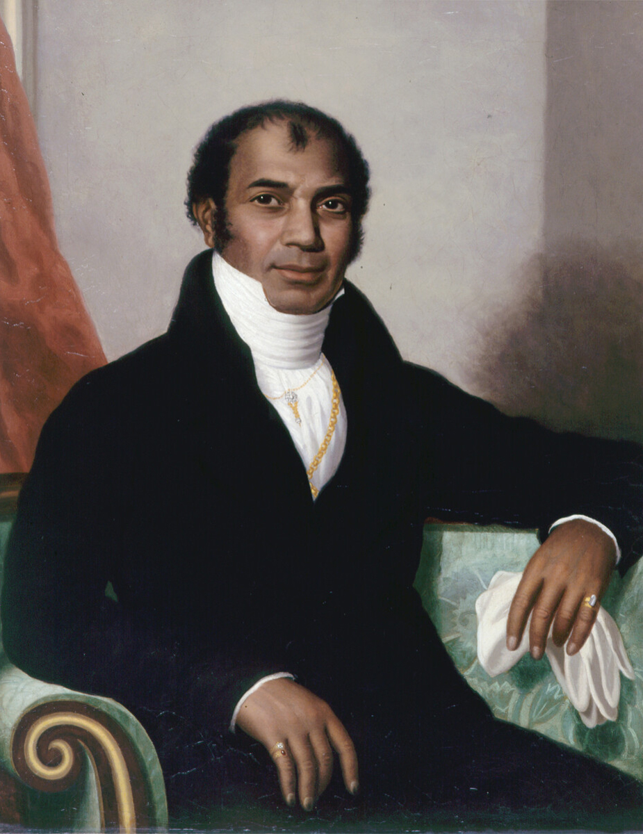 Sake Dean Mahomed. Oil painting by Thomas Mann Baynes, c1810