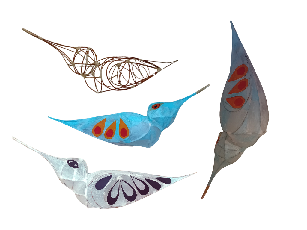 three-dimensional shapes in willow