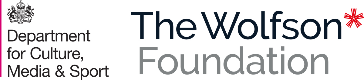 DCMS-Wolfson logo