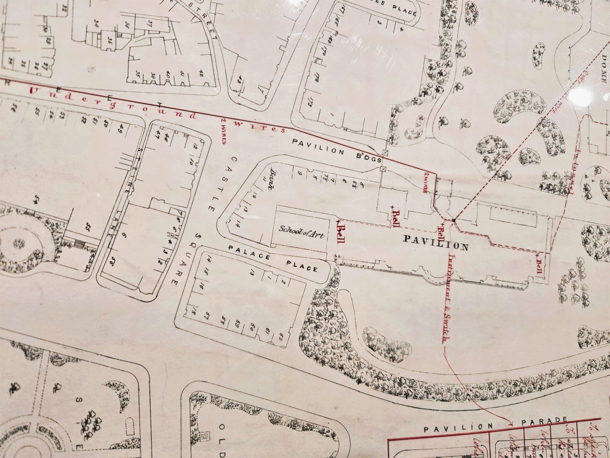 Royal Pavilion estate plan, 1883