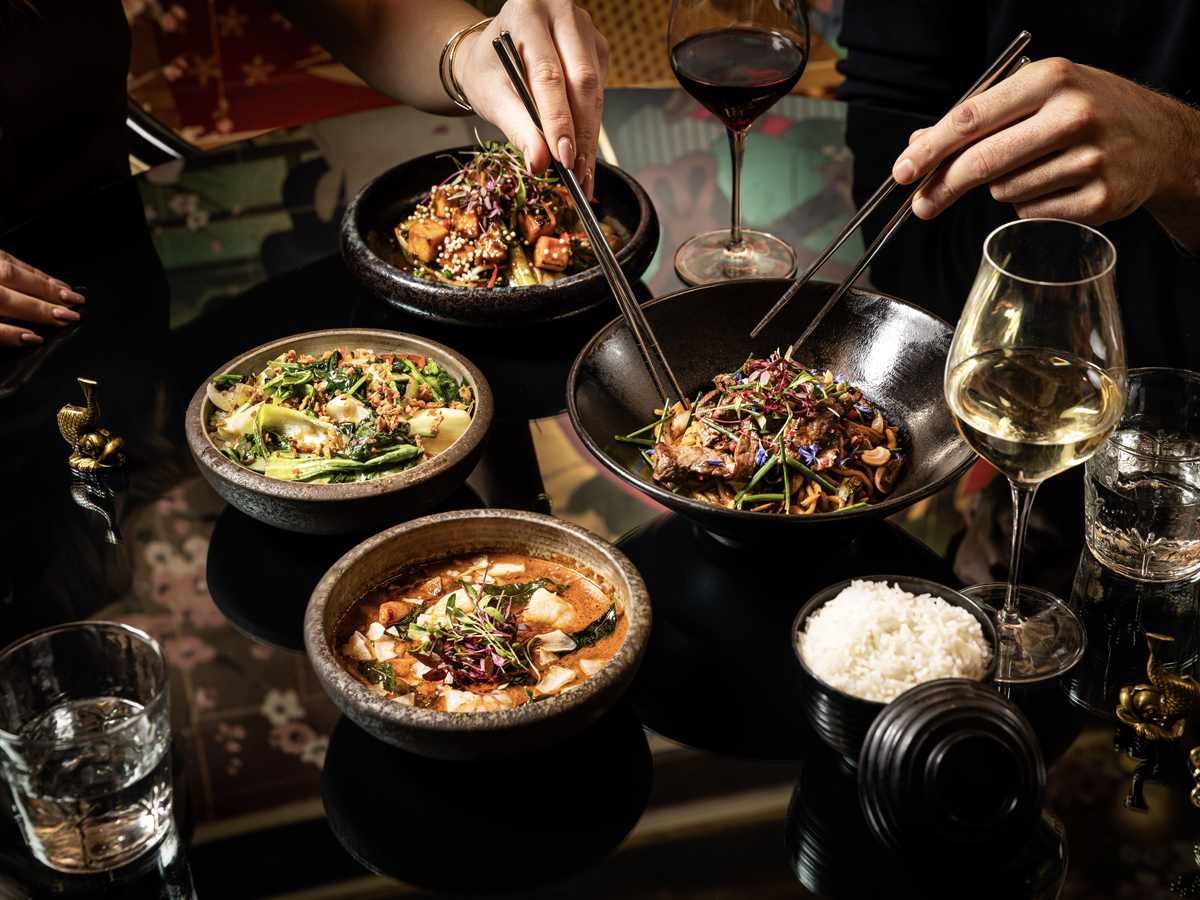 Samurai Dinner Menu from The Ivy Asia for the Royal Dragons Experience