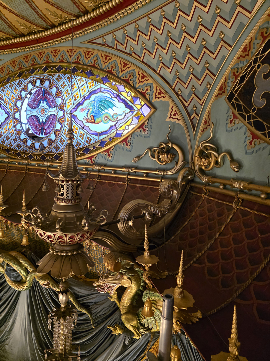 Details high up in the Music Room