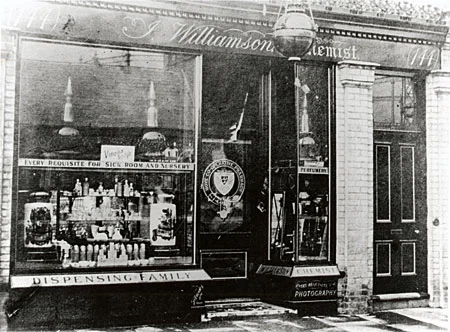 James Williamson's chemist shop, Church Road, Hove
