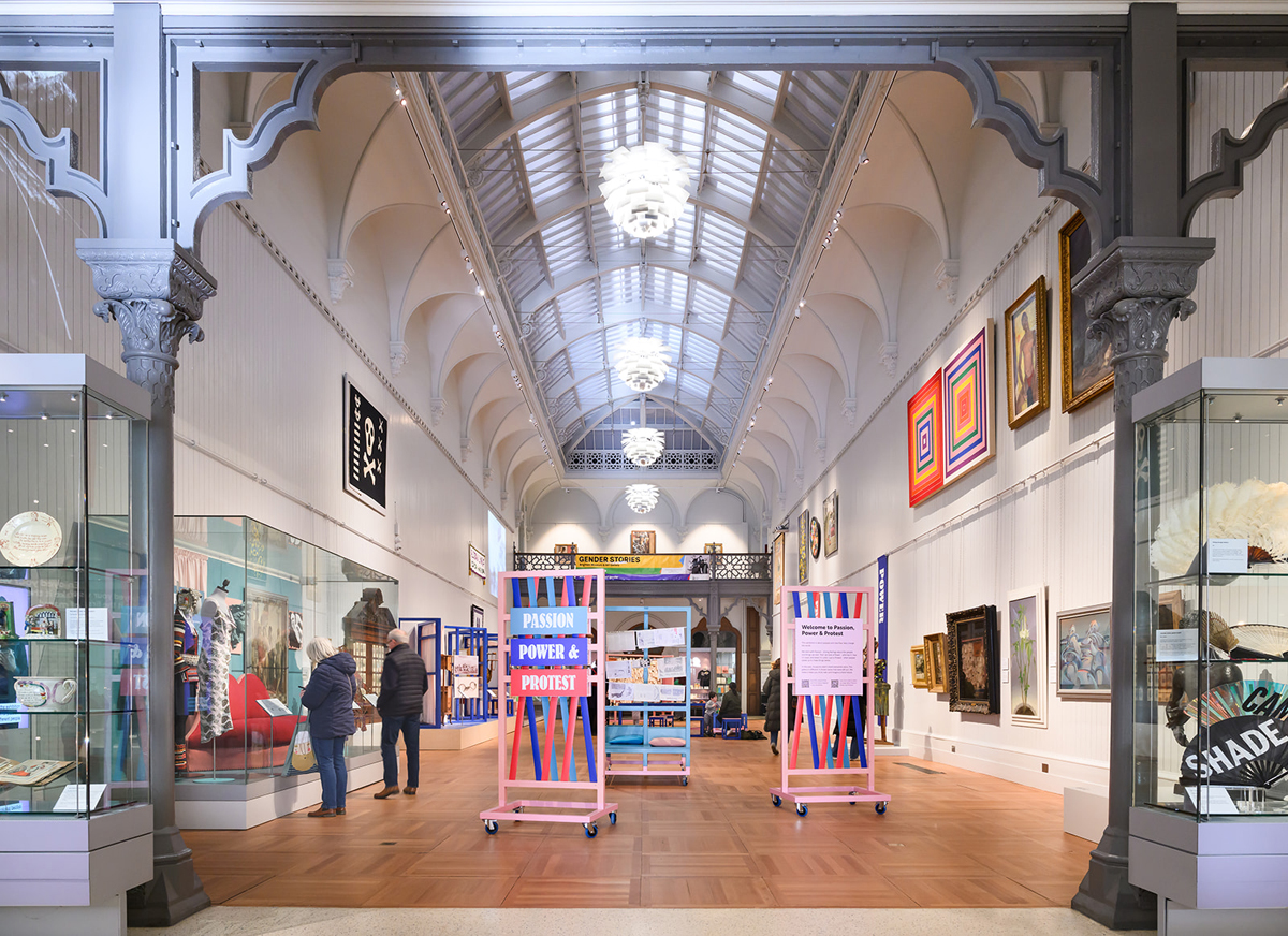 The entrance to The Central Gallery