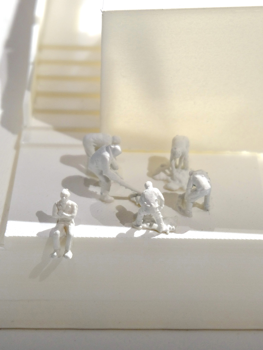 Albion Gallery: Model Stories Chipping the terrace